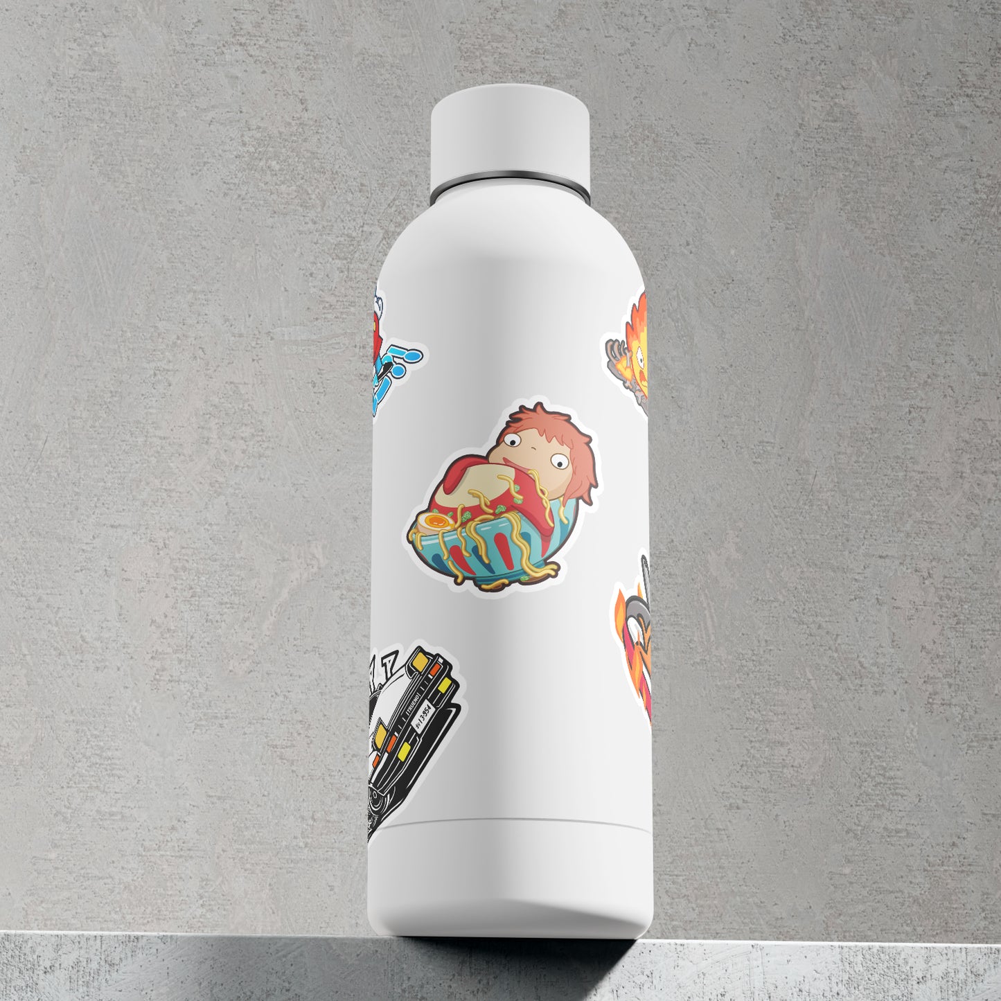 Ponyo loves Ramen! 3" Vinyl Sticker