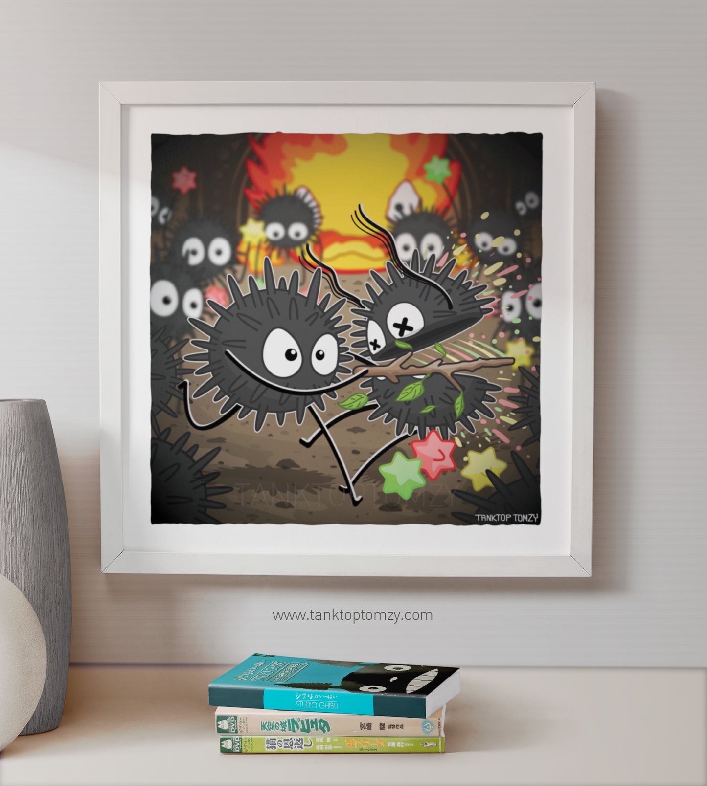 Soot Fight Club! (Ghibli Horror Series Print)