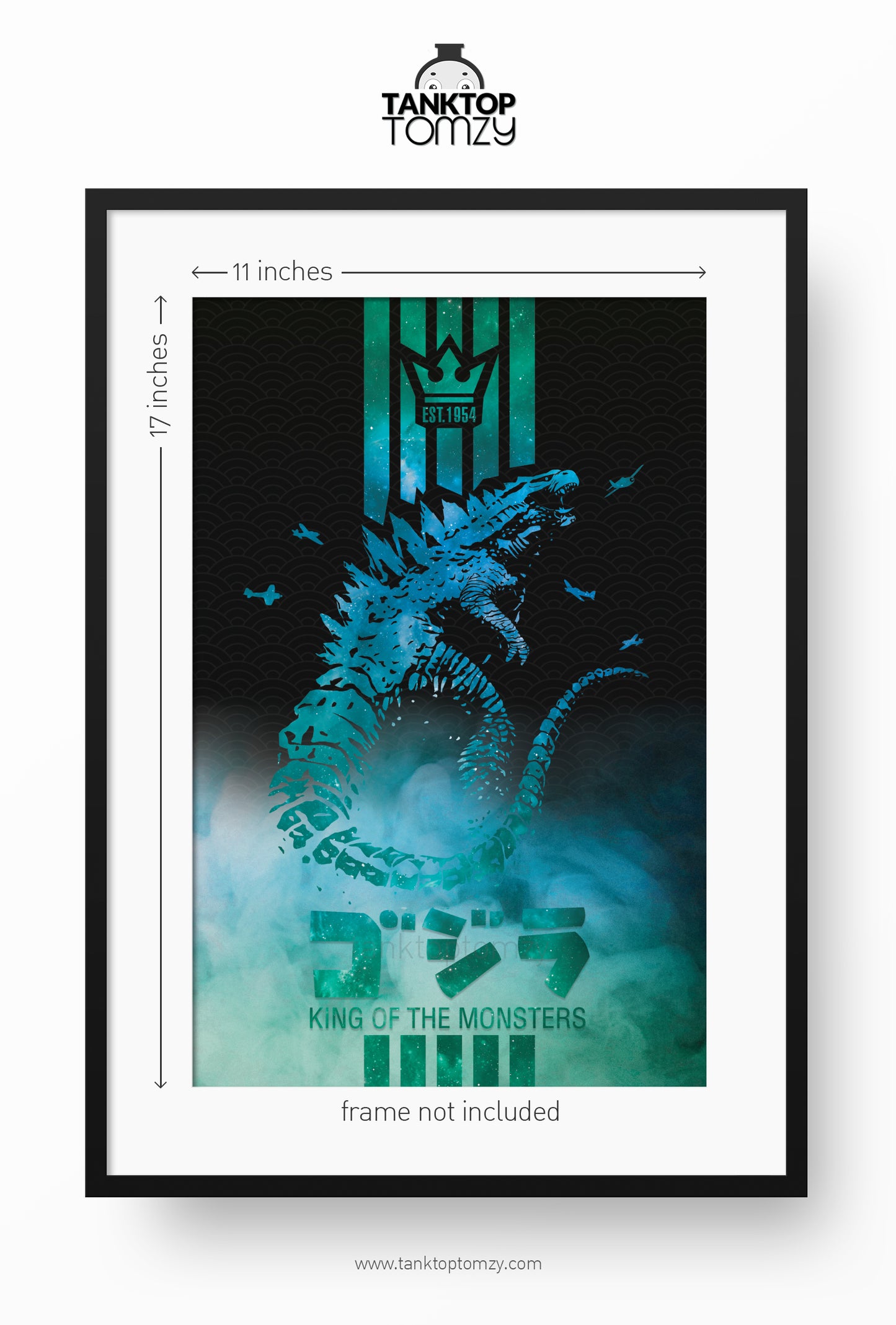 Godzilla 11x17 (Galaxy Style)