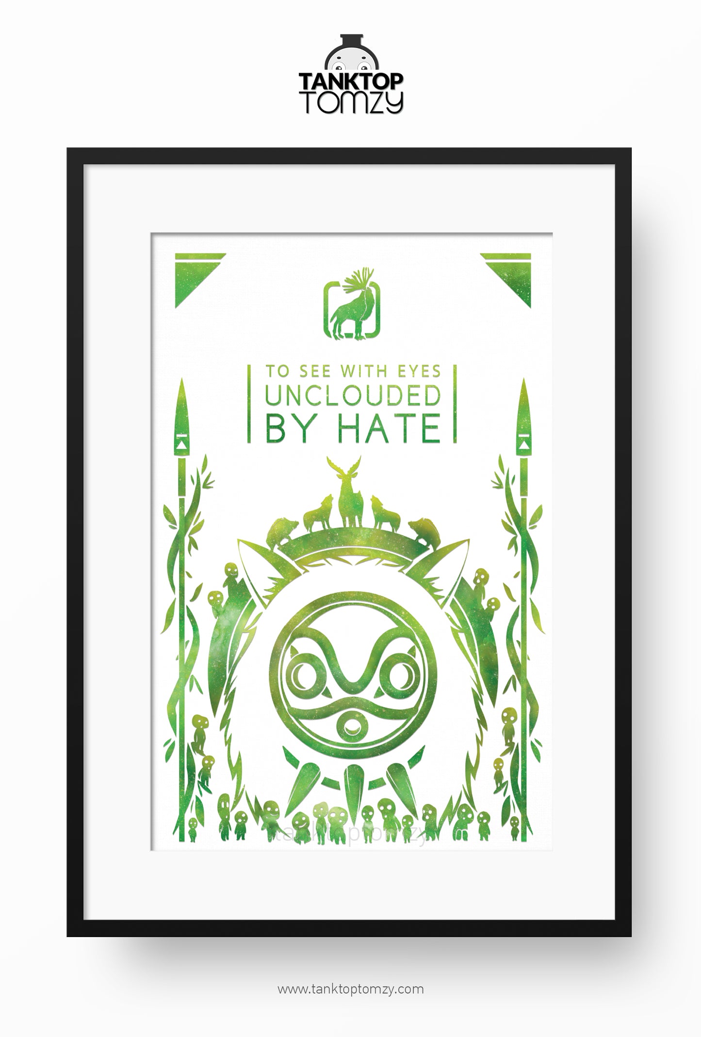 Princess Mononoke 11x17 (Galaxy Style)