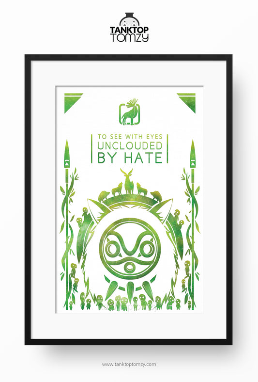Princess Mononoke 11x17 (Galaxy Style)