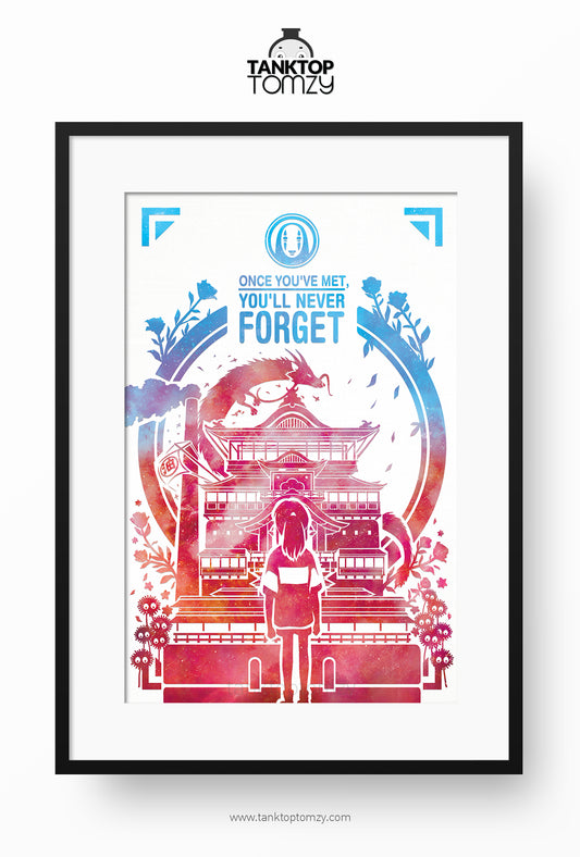 Spirited Away 11x17 (Galaxy Style)
