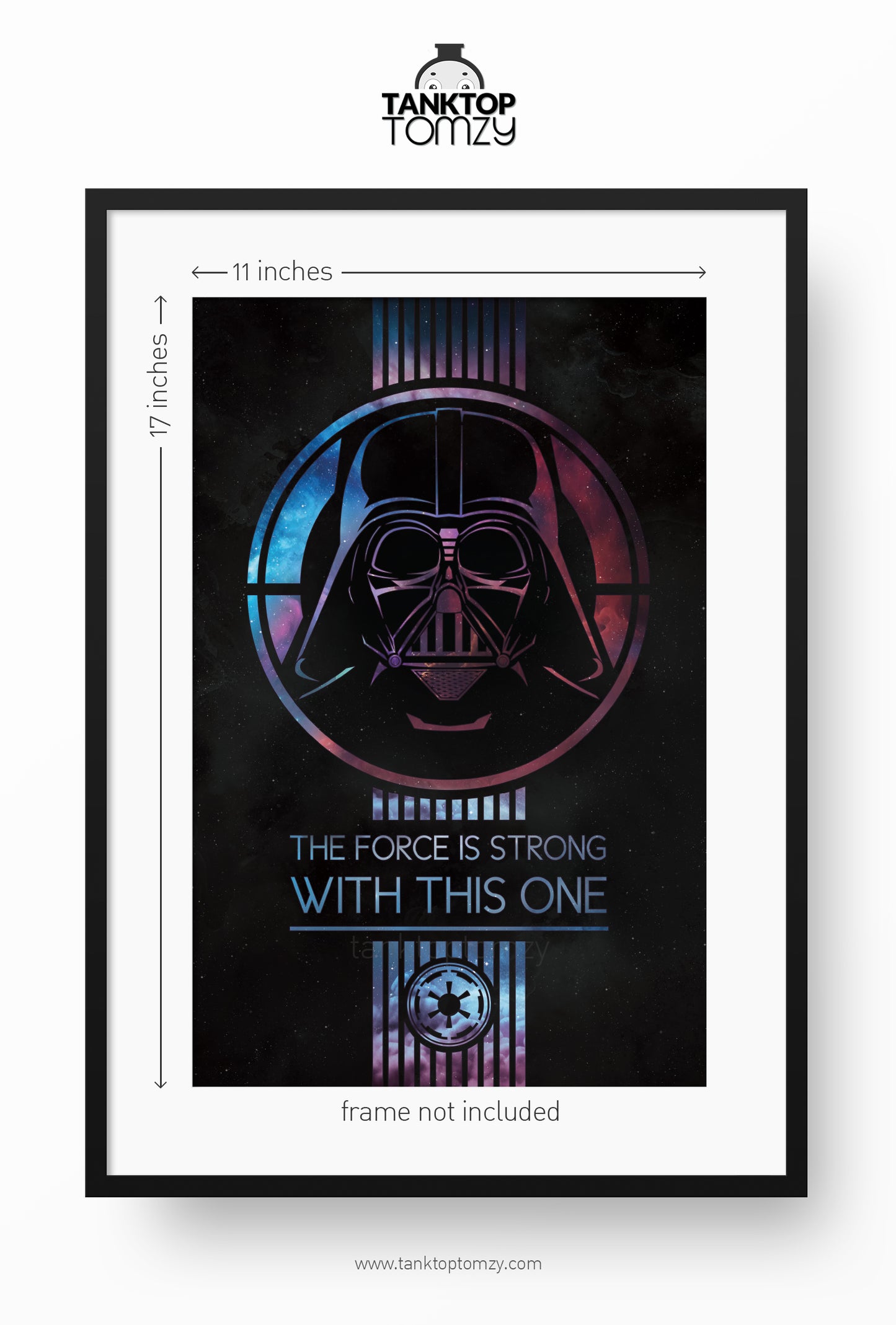 D.Vader 11x17 (Galaxy Style)