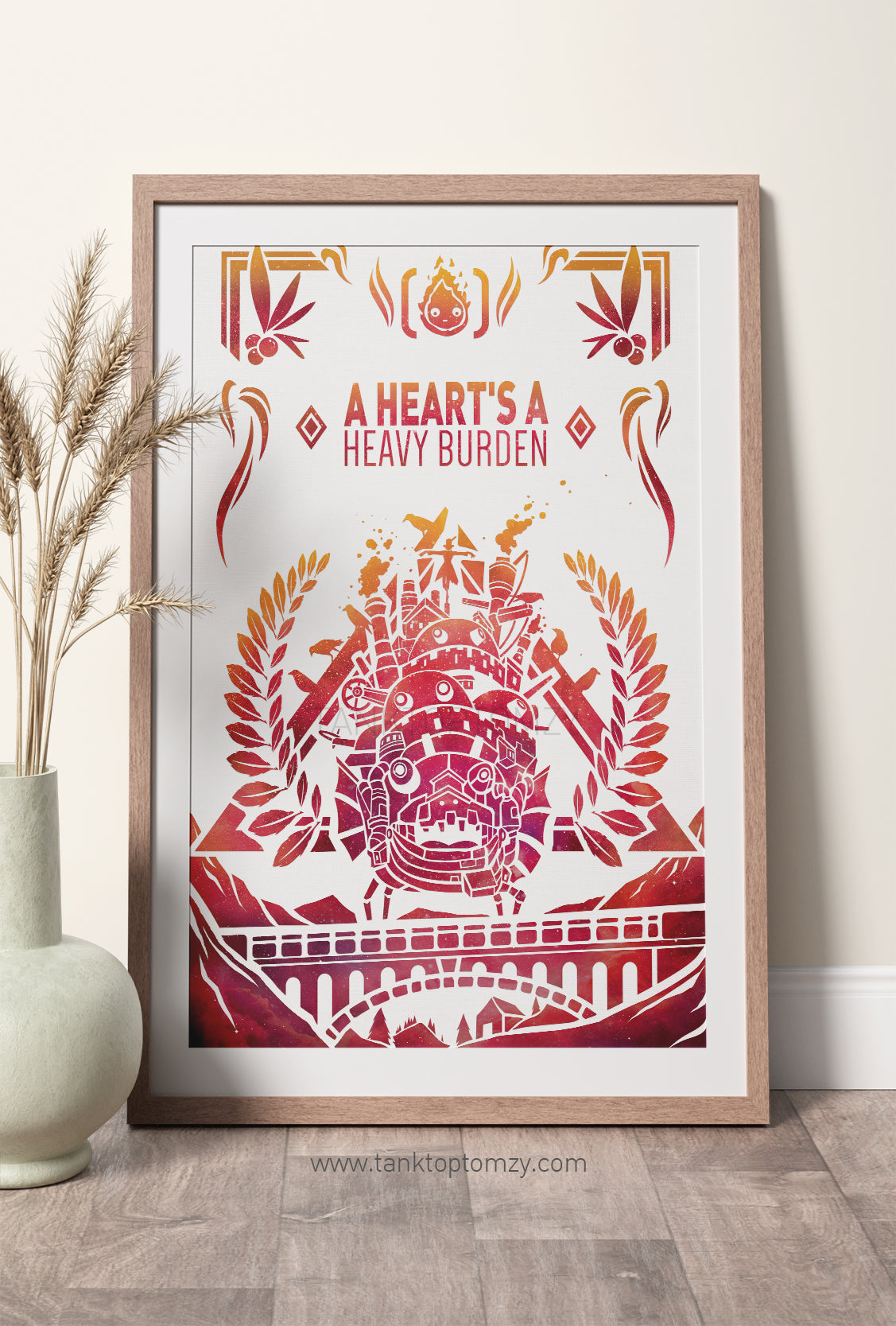 Howls Moving Castle 11x17 (Galaxy Style)