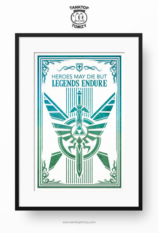 Zelda 11x17 (Galaxy Style)