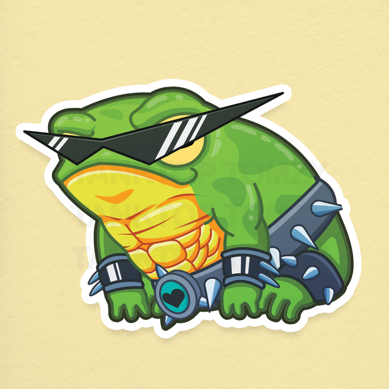 Battletoads (Rash) ! 3" Vinyl Sticker