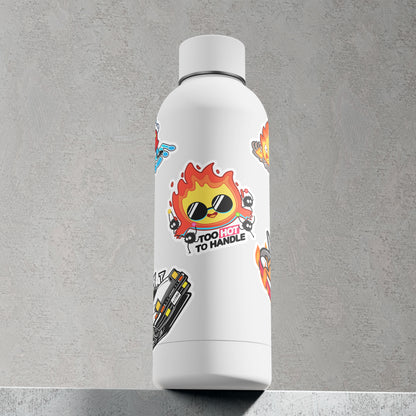 Calcifer is TOO HOT! 3" Vinyl Sticker