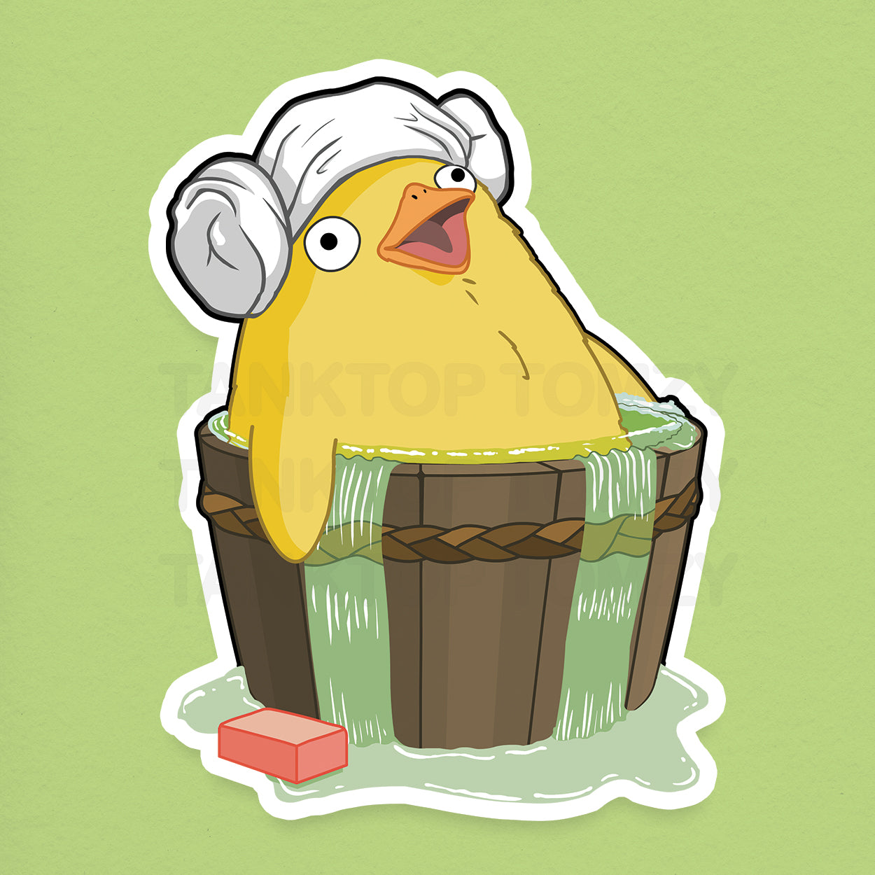 Chicken-sama! 3" Vinyl Sticker