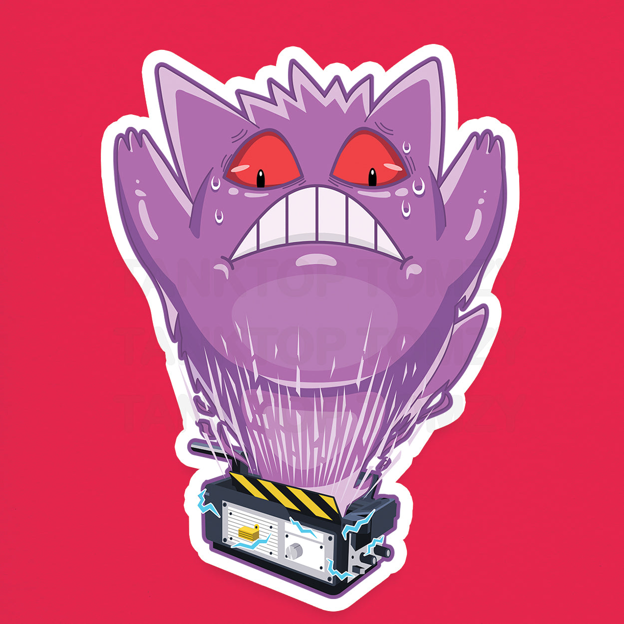 Genghar Trapped! 3" Vinyl Sticker