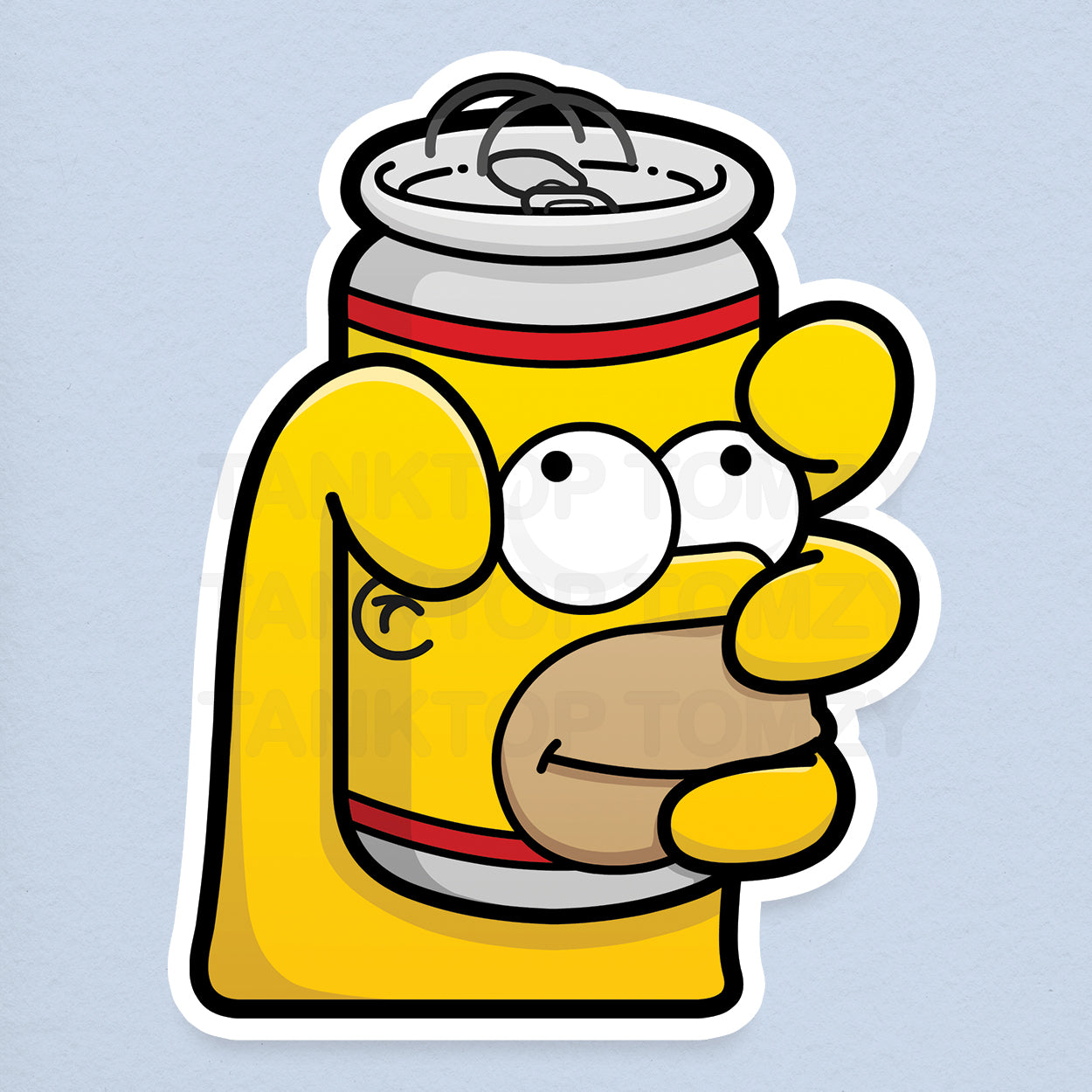 Homer, Beer, hmmm! 3" Vinyl Sticker