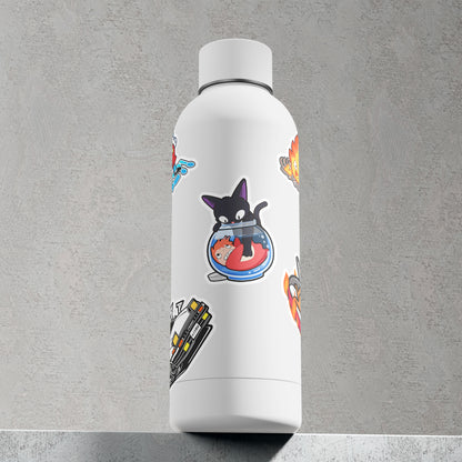 Jiji wants fish! 3" Vinyl Sticker