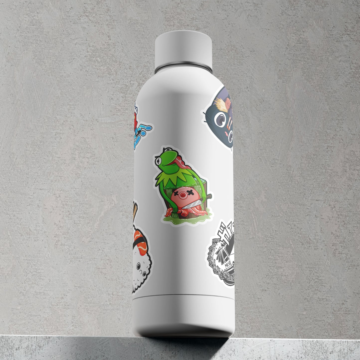 Kermit Loves Octopus! 3" Vinyl Sticker