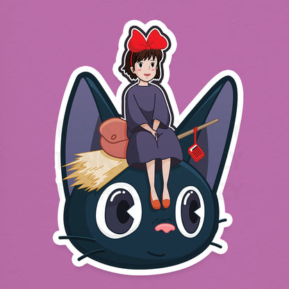 Jiji Bobble Head! 3" Vinyl Sticker