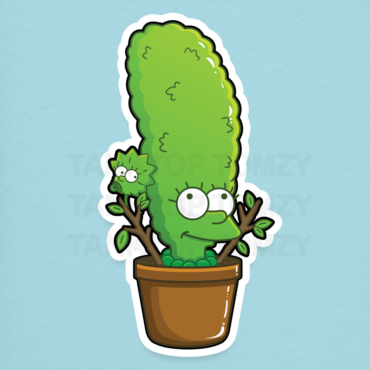 Marge Plant! 3" Vinyl Sticker