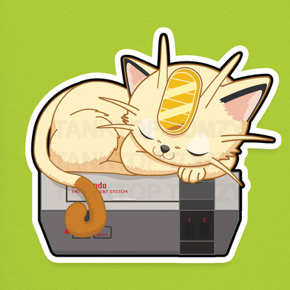 Meowth ZZzzZ! 3" Vinyl Sticker