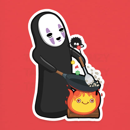 Chef no face! 3" Vinyl Sticker