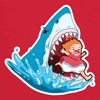 Run! Ponyo! Run! 3" Vinyl Sticker