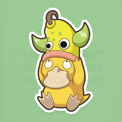 Psssyyy ducksprout! 3" Vinyl Sticker