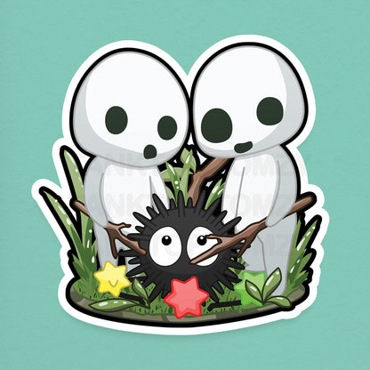 Spirit Buddies! 3" Vinyl Sticker