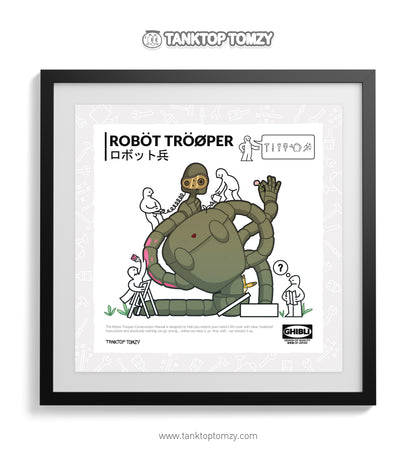 Robot Guard WIP! (Ghibli Horror Series Print)