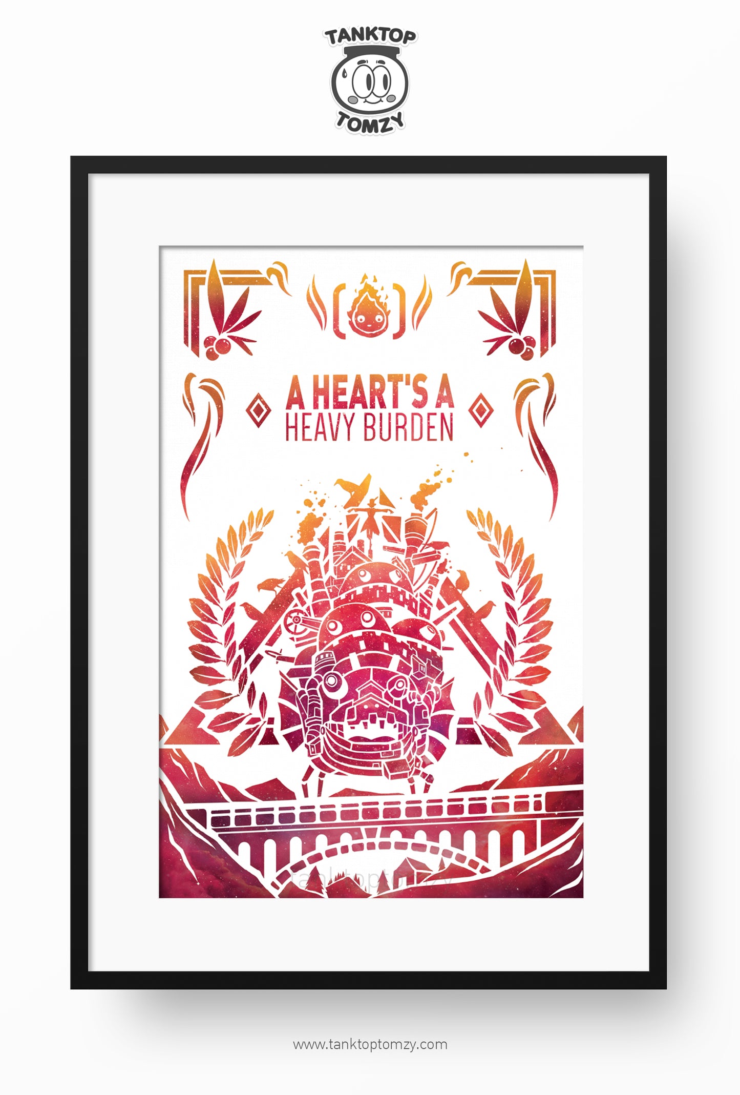 Howls Moving Castle 11x17 (Galaxy Style)