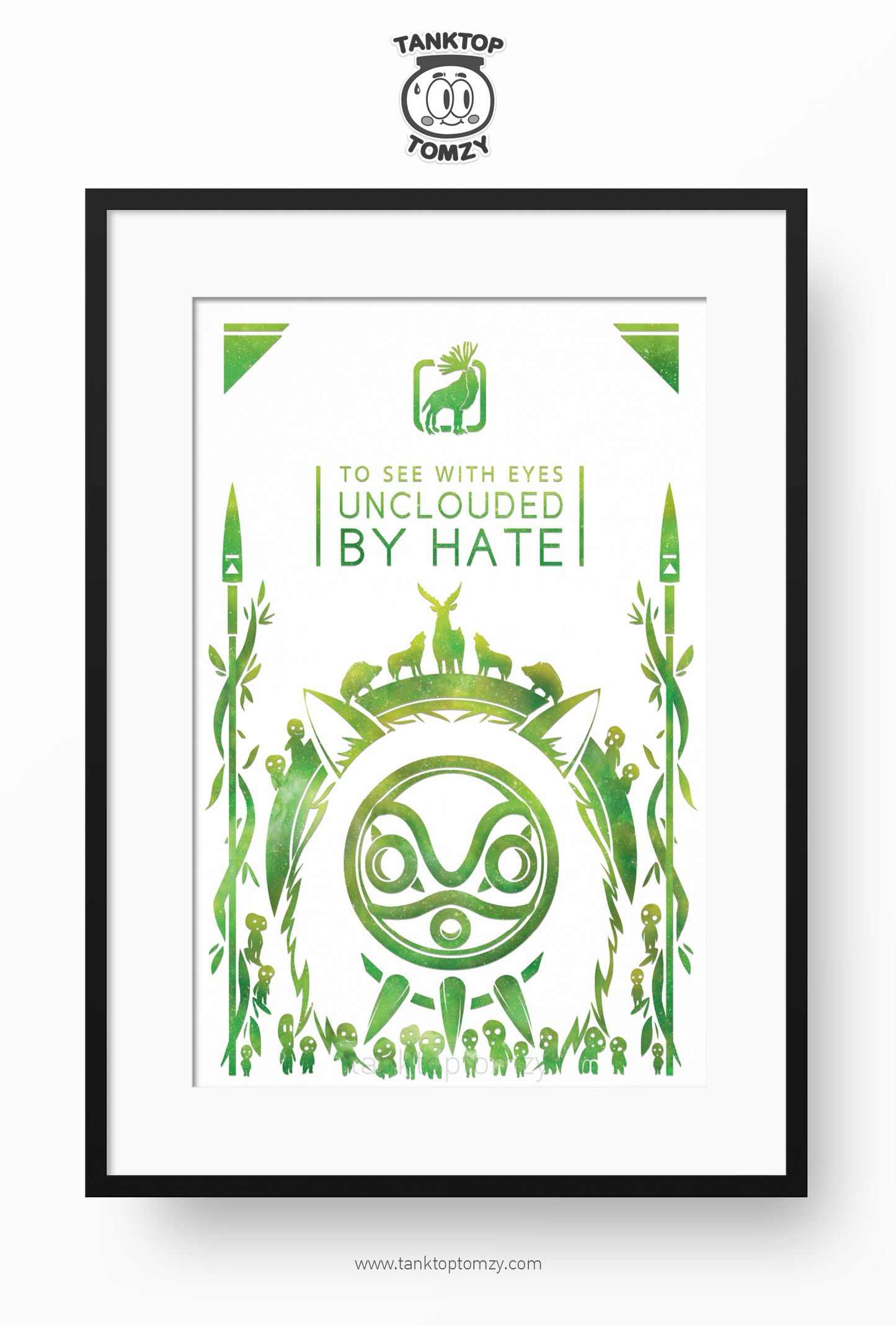Princess Mononoke 11x17 (Galaxy Style)