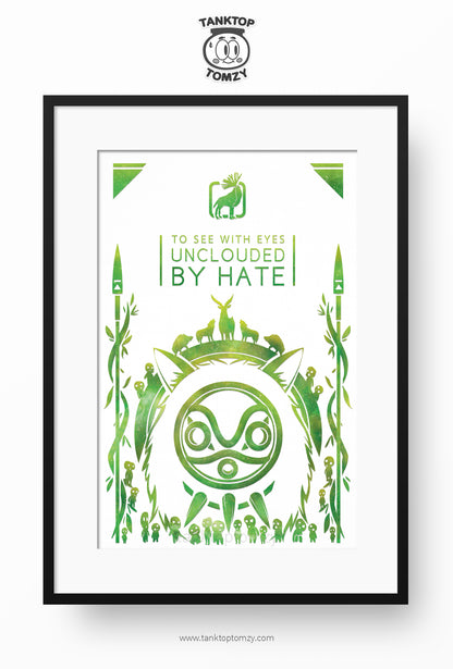 Princess Mononoke 11x17 (Galaxy Style)