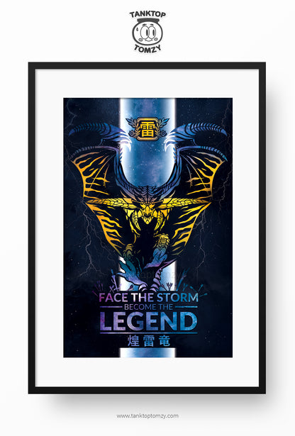 Rey Dau MHW 11x17 (Galaxy Style)