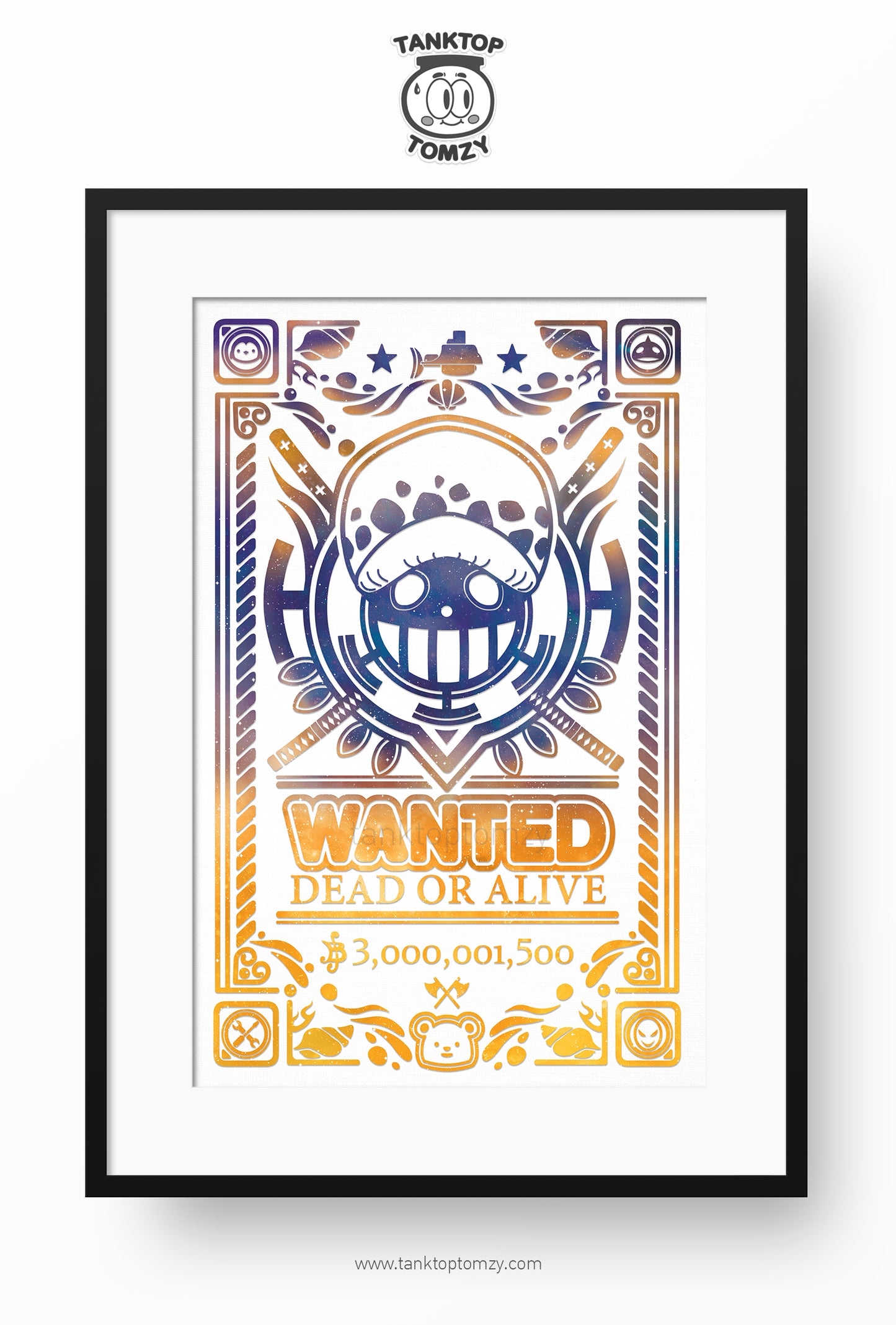 One Piece Heart Crew 11x17 (Galaxy Style)