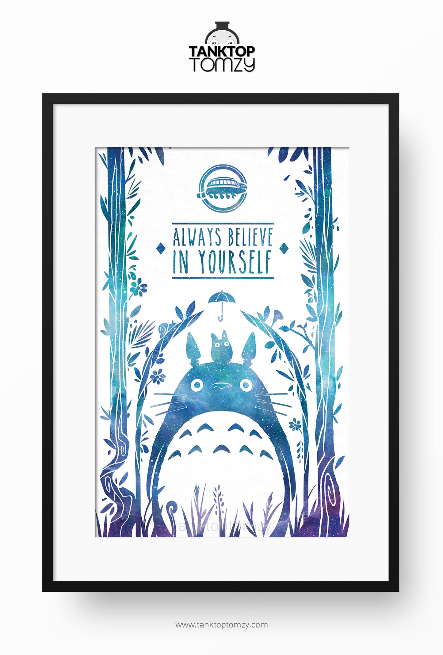 Totoro 11x17 (Galaxy Style)