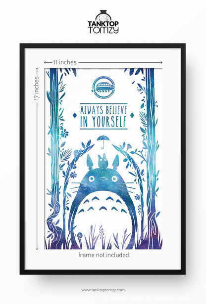 Totoro 11x17 (Galaxy Style)