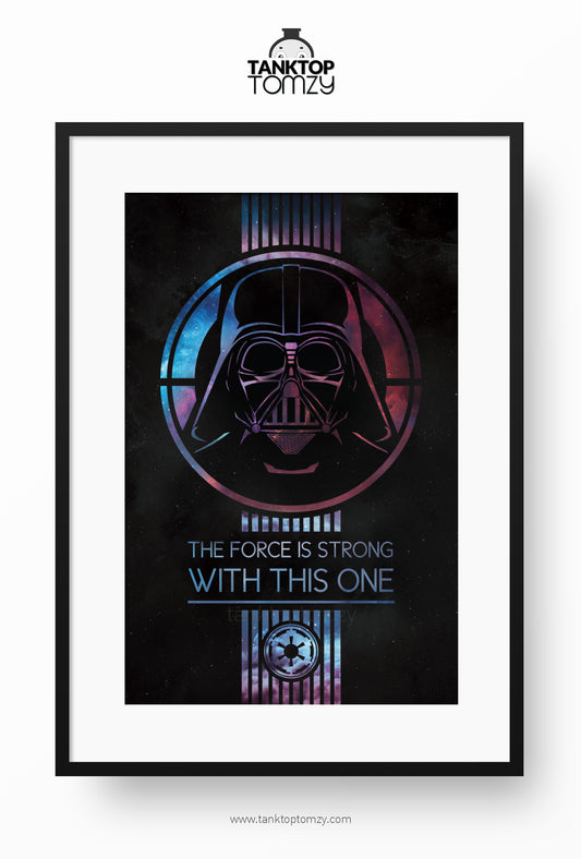 D.Vader 11x17 (Galaxy Style)