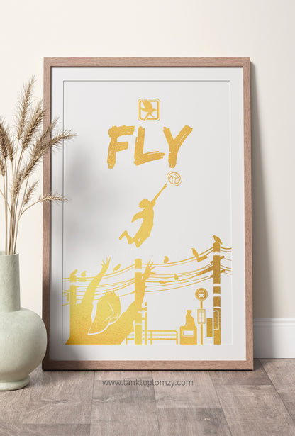 Haikyu 11x17 (Foil Style)