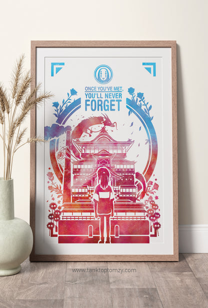 Spirited Away 11x17 (Galaxy Style)