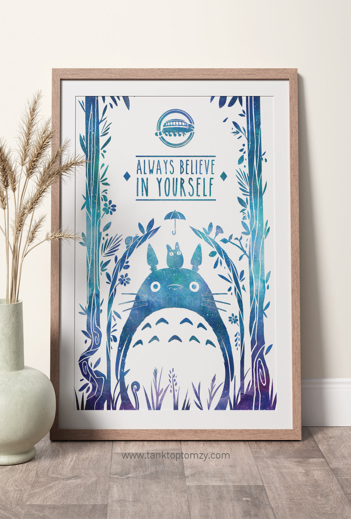 Totoro 11x17 (Galaxy Style)